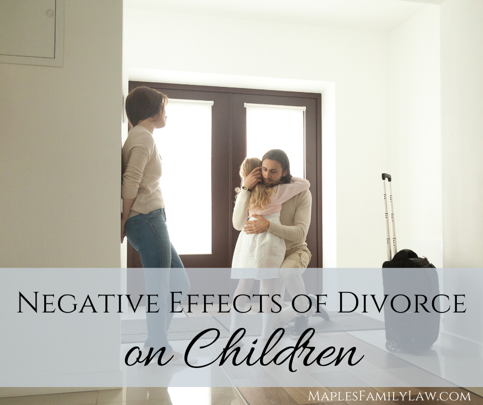 Negative Effects of DIvorce on Children